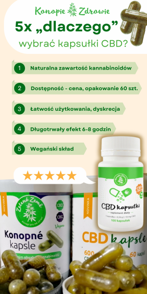 5x proč CBD kapsle